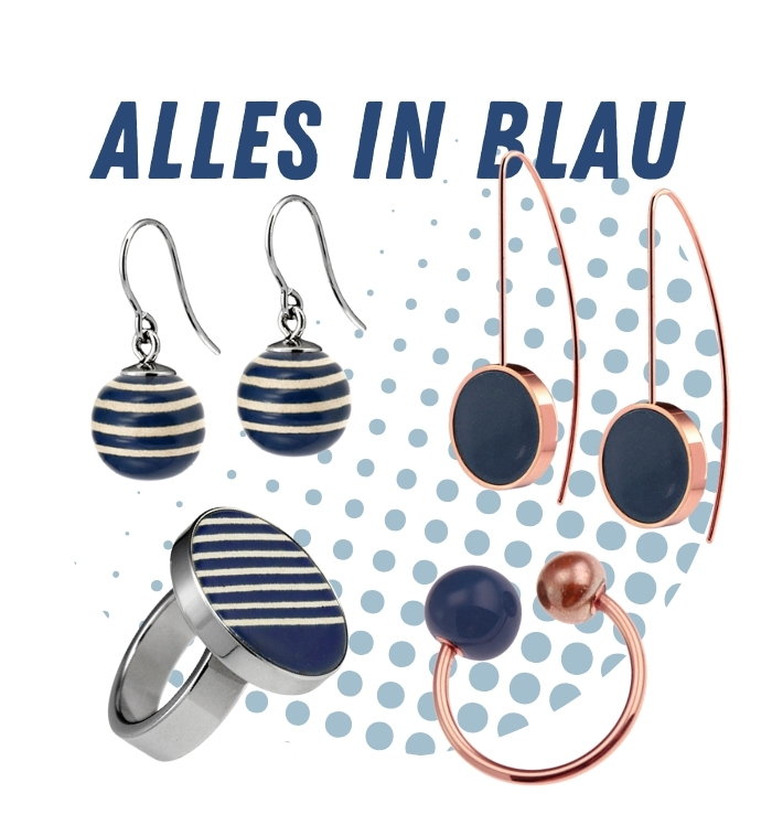 Schmuck in Blautöne