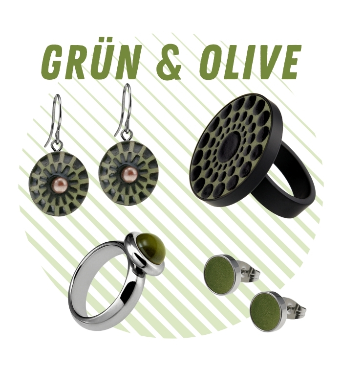 Schmuck in Grüntöne